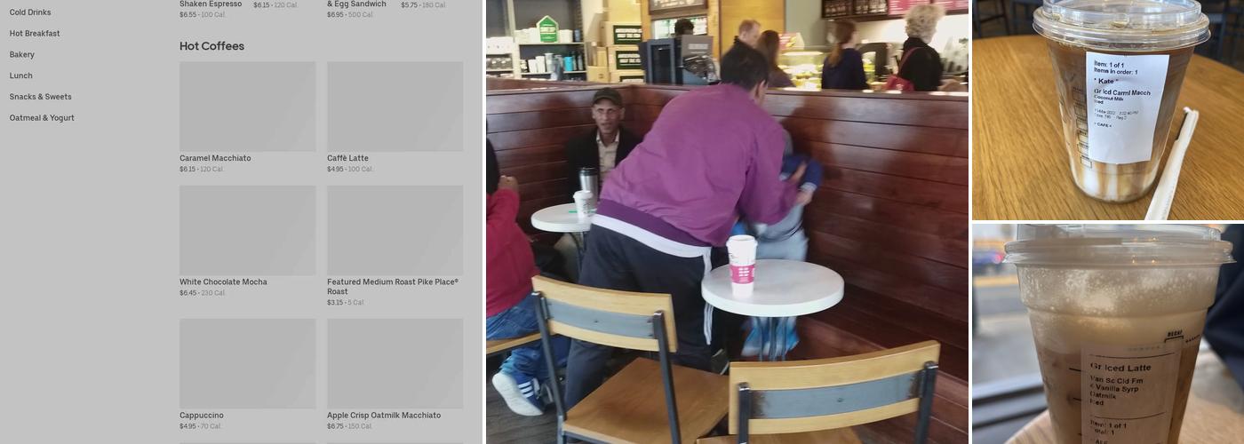 Starbucks Menu