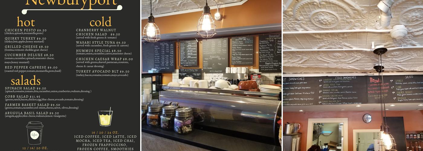 The Coffee Factory Menu