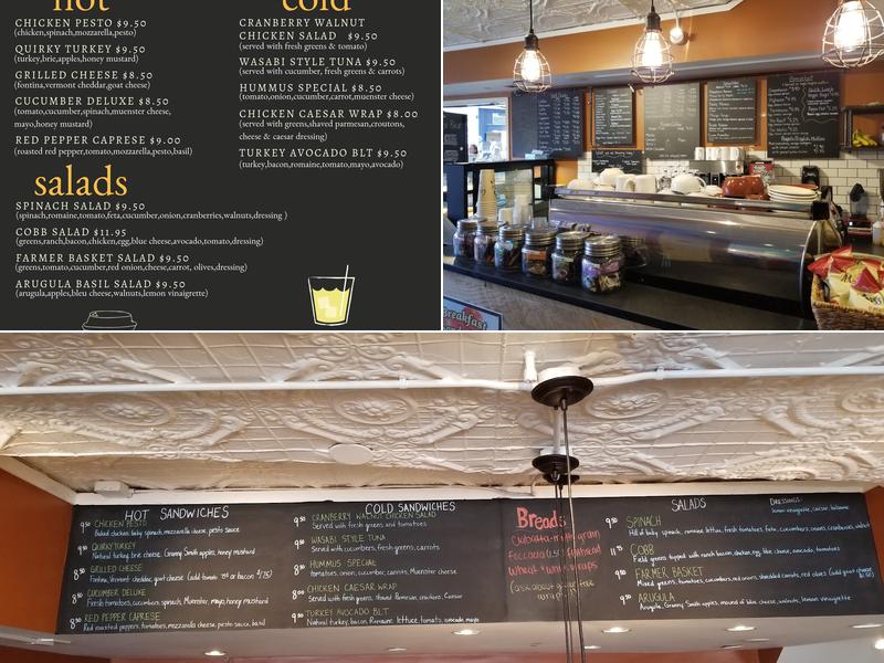 The Coffee Factory Menu