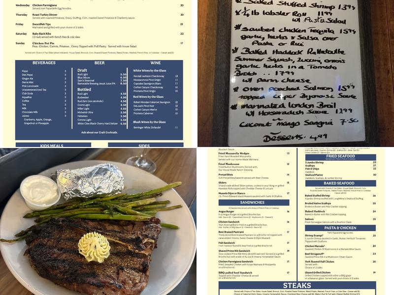 Longfellow's Pub Menu