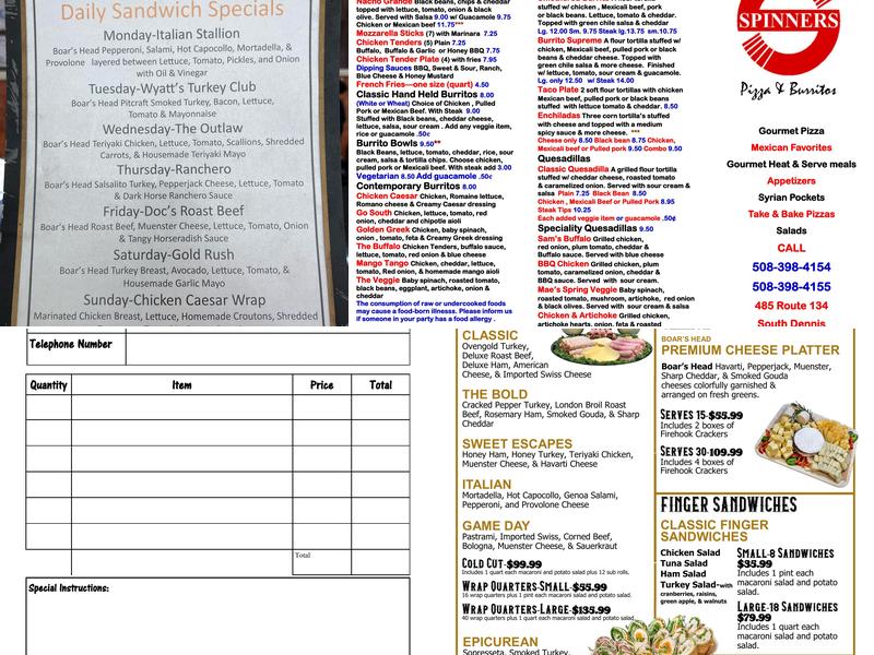 Dark Horse Beef & Deli Co Menu