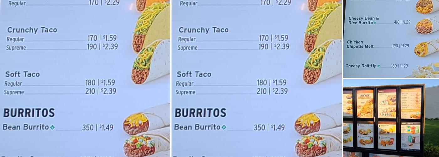 Taco Bell Menu