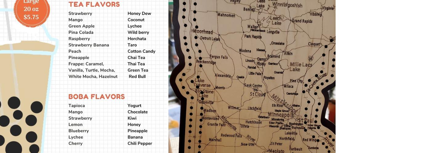 TSP Coffee and Teas Menu