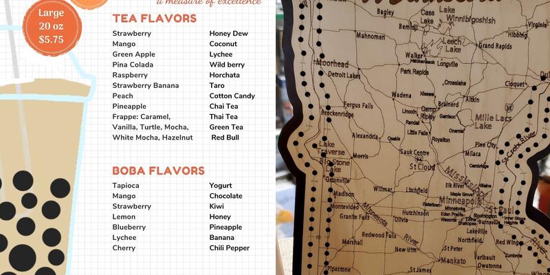 TSP Coffee and Teas Menu