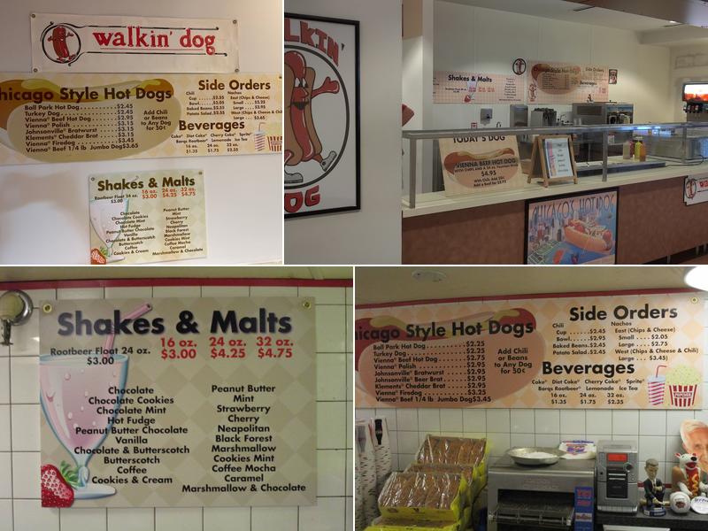 Walkin' Dog Menu