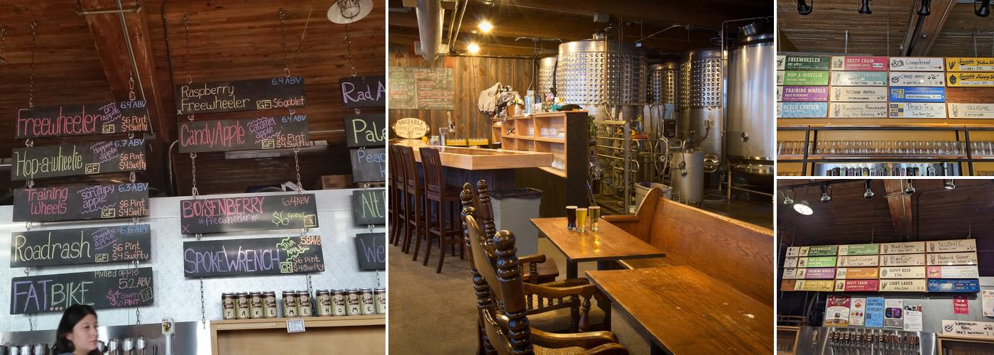 Sociable Cider Werks Menu