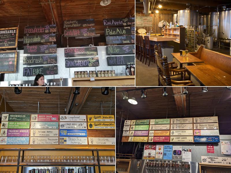 Sociable Cider Werks Menu