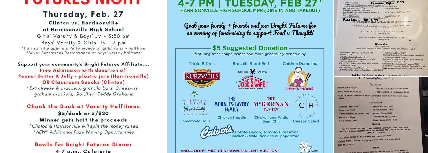 Jose's Cafe (Rooster's Steakhouse) Menu