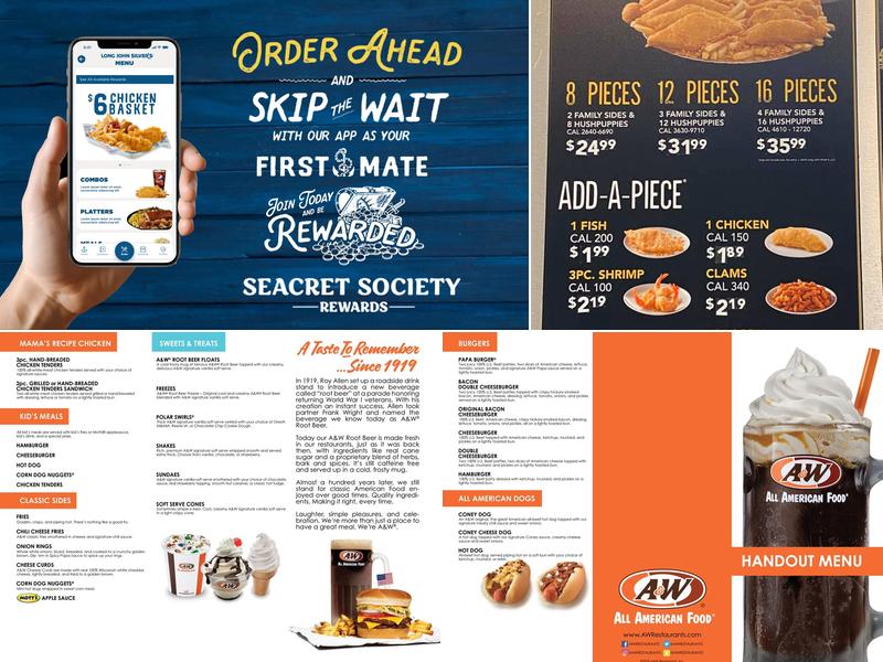 Long John Silver's | A&W Menu