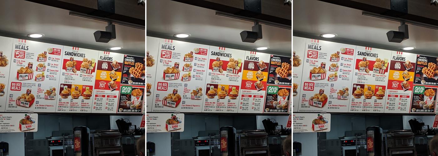 KFC Menu