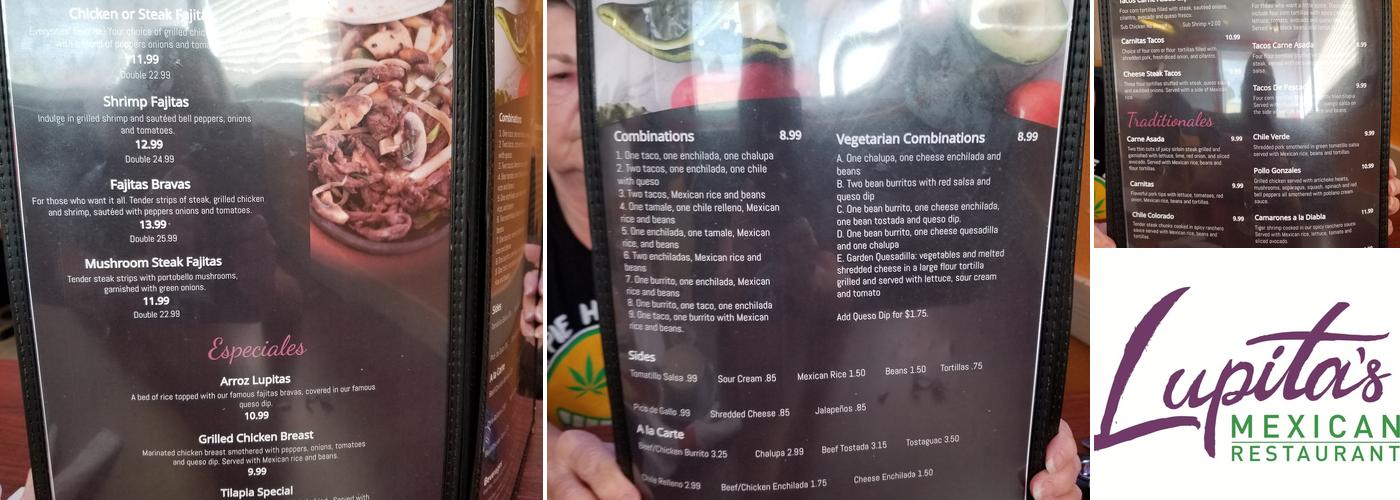 Lupitas Mexican Restaurant Menu