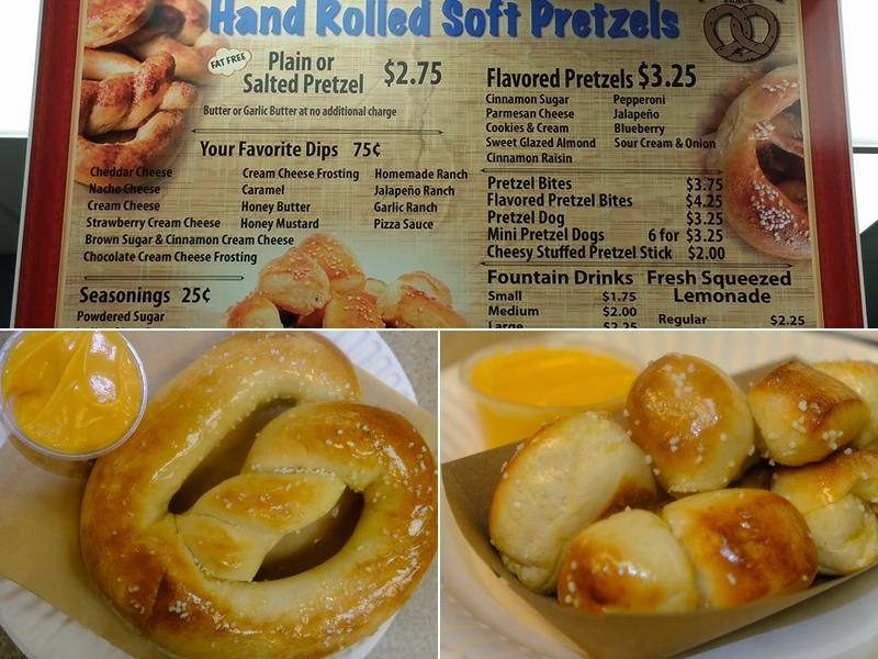 Pretzel Place Menu