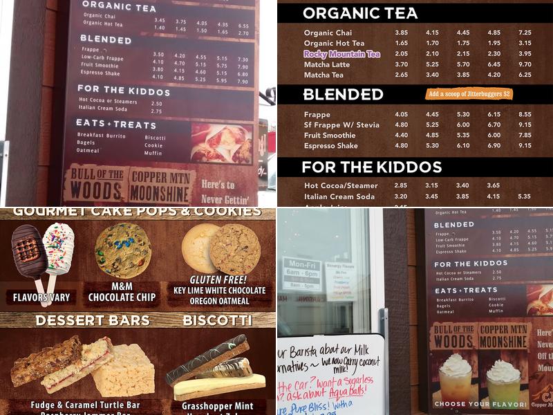 Copper Mountain Coffee Menu