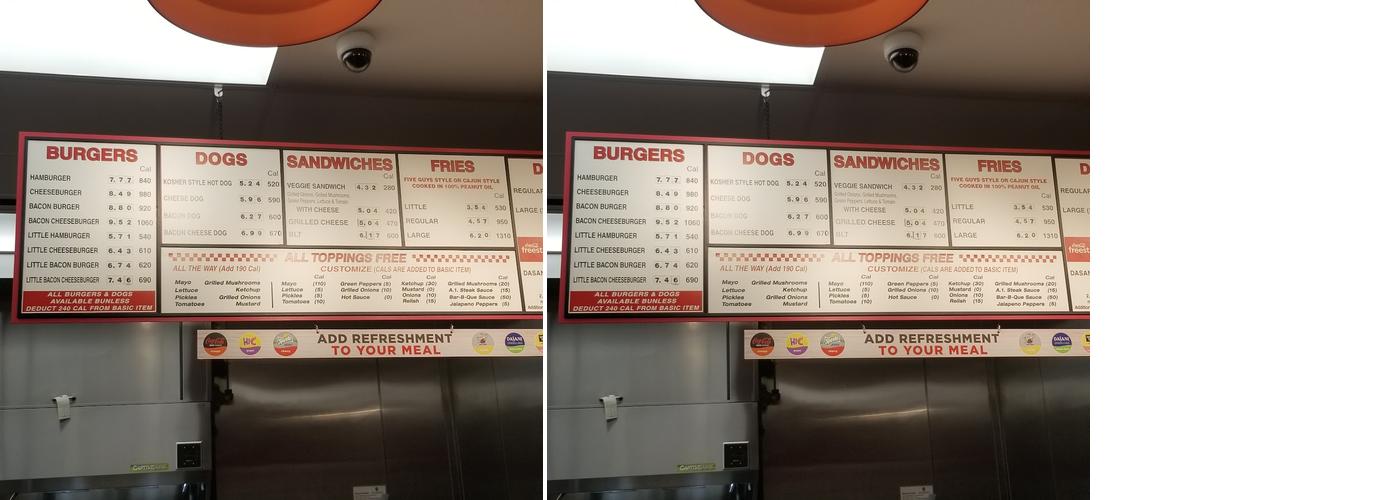 Five Guys Menu