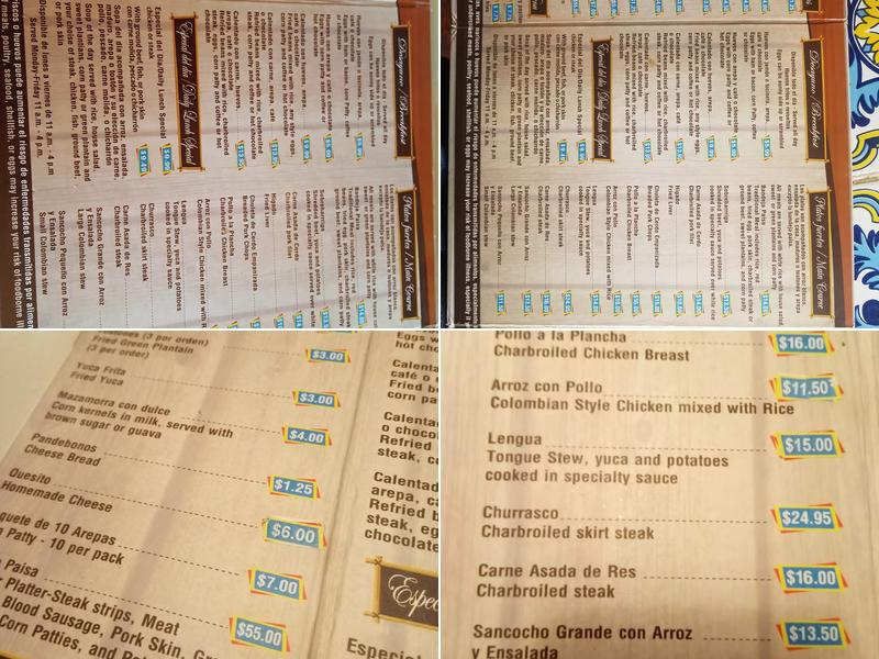 El Porton de la Flaca Menu