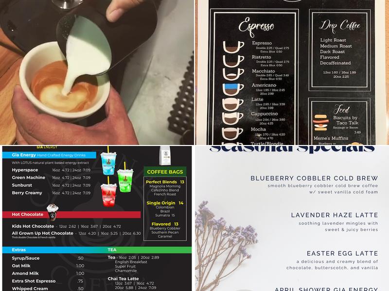 Cafezinho Coffee Menu