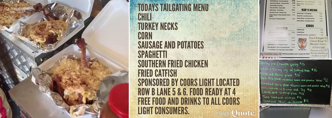 Sherria’s Chicken Coop 2Go Menu