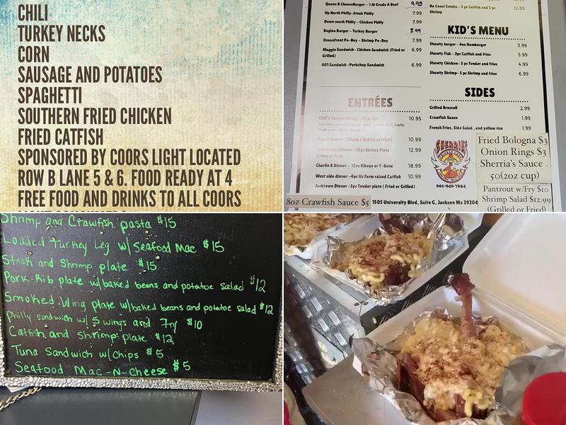 Sherria’s Chicken Coop 2Go Menu