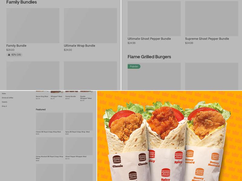 Burger King Menu
