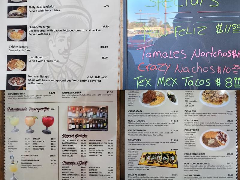 Don Tequilas Mexican Grill Menu