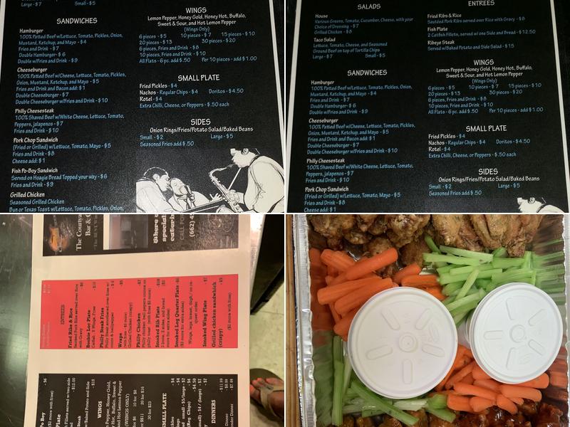 Courtyard Blues Bar and Grill Menu