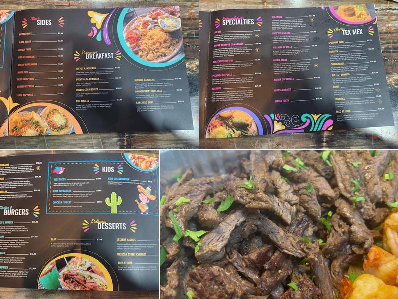 Uncle Rico's Cantina Menu