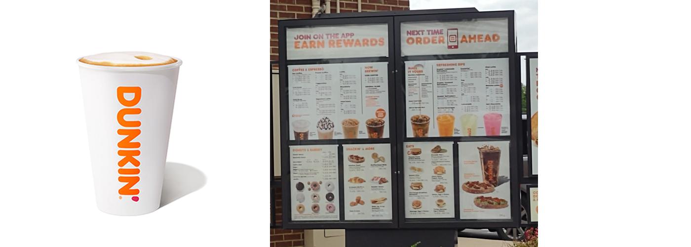 Dunkin' Menu