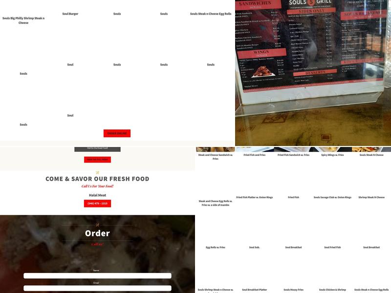 Souls Grill Menu