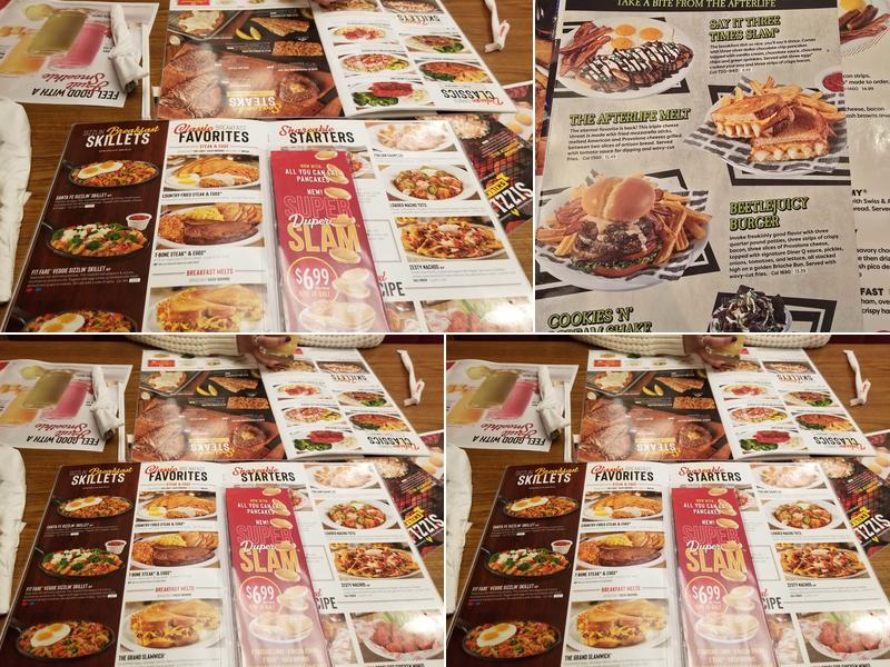 Denny's Restaurant Menu