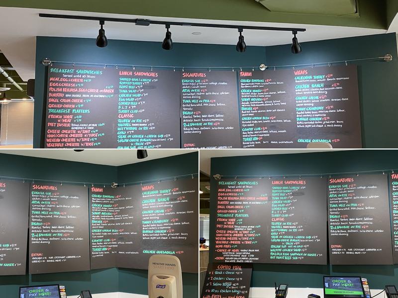 Cafe At Concourse Menu