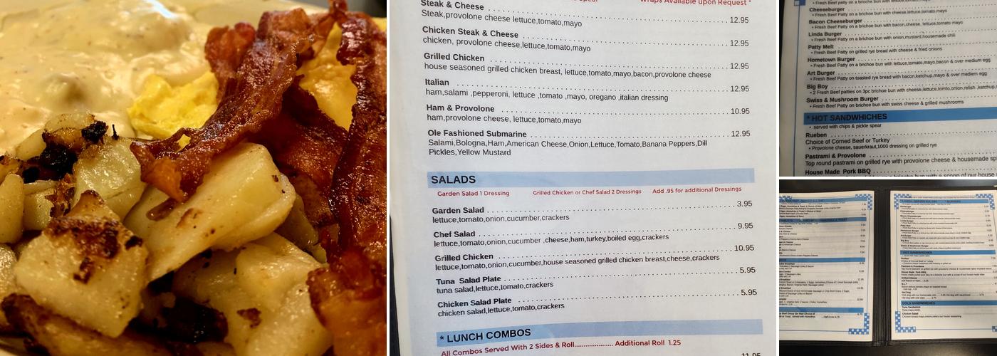 Our Hometown Diner Menu