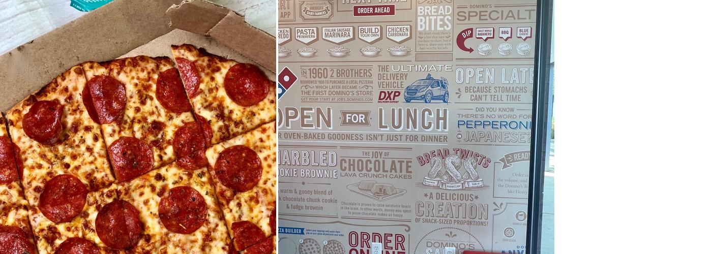 Domino's Pizza Menu