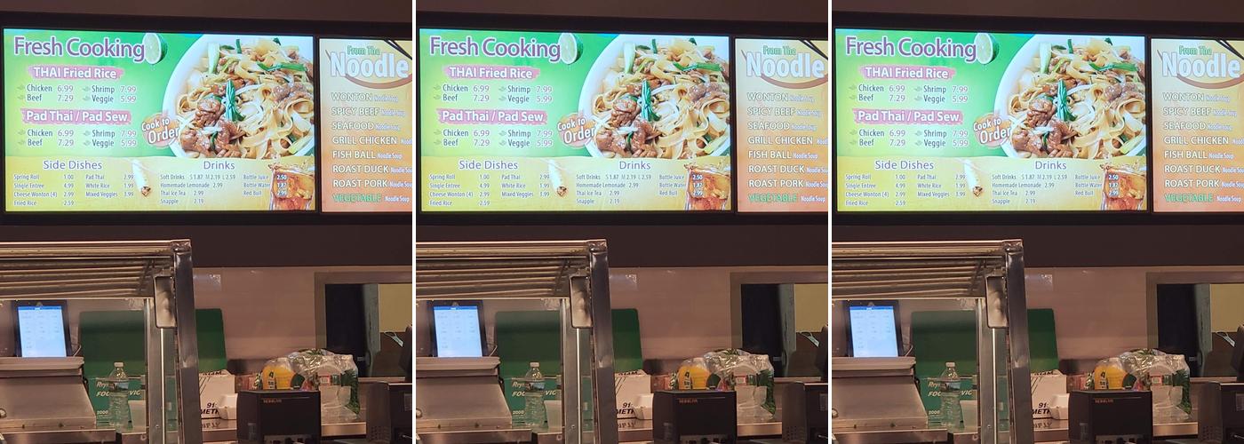 Ruby Thai Kitchen Menu