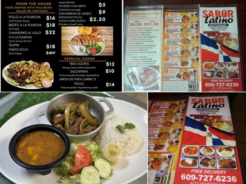 Sabor Latino 1 Menu