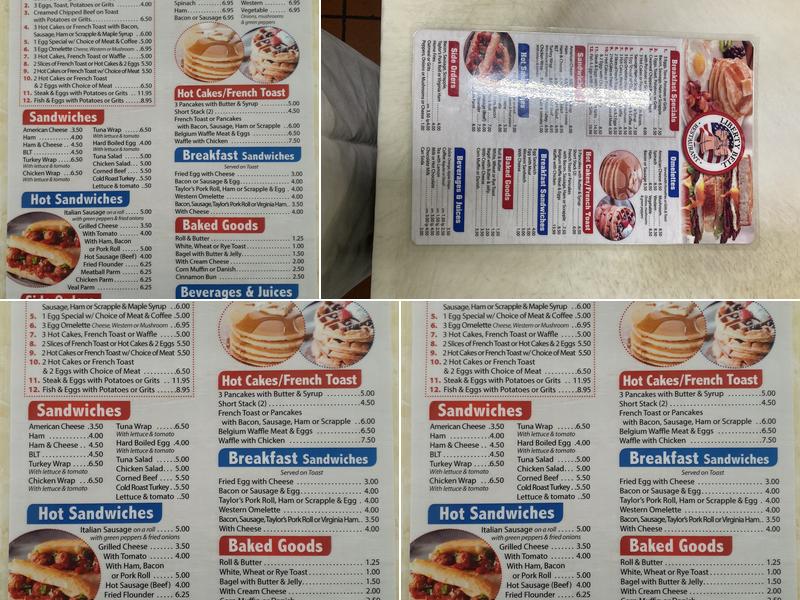 Original Liberty Bell Restaurant Menu