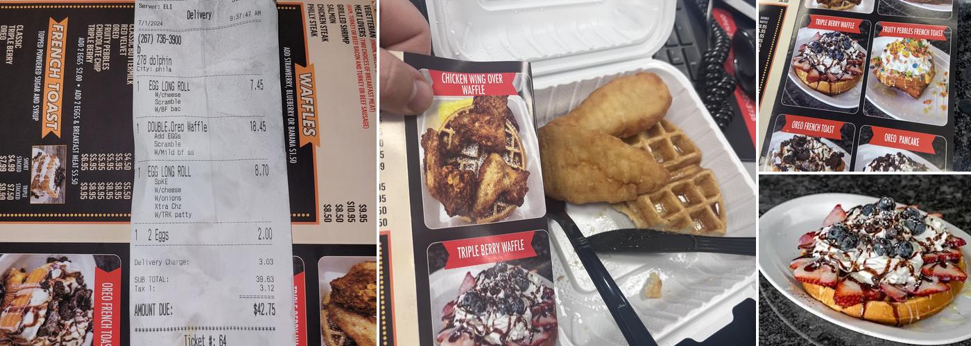 Ozzys breakfast & Grill Menu