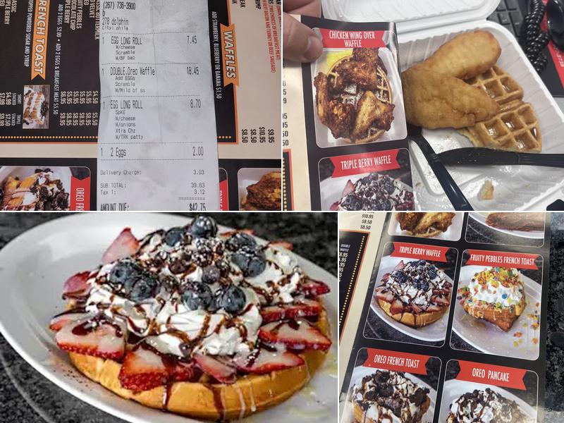 Ozzys breakfast & Grill Menu