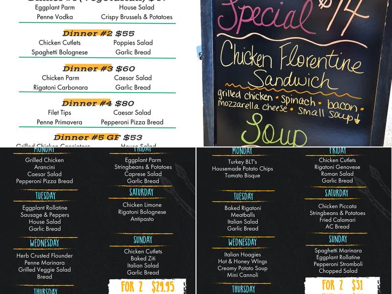 Nene's Italian Market Menu