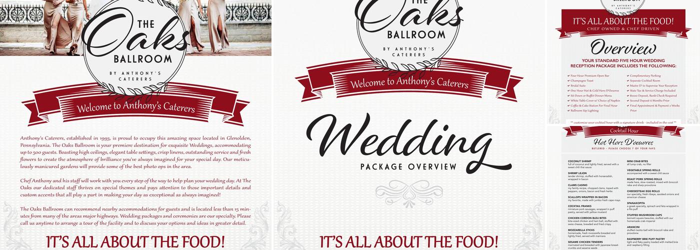 Oaks Ballroom Menu