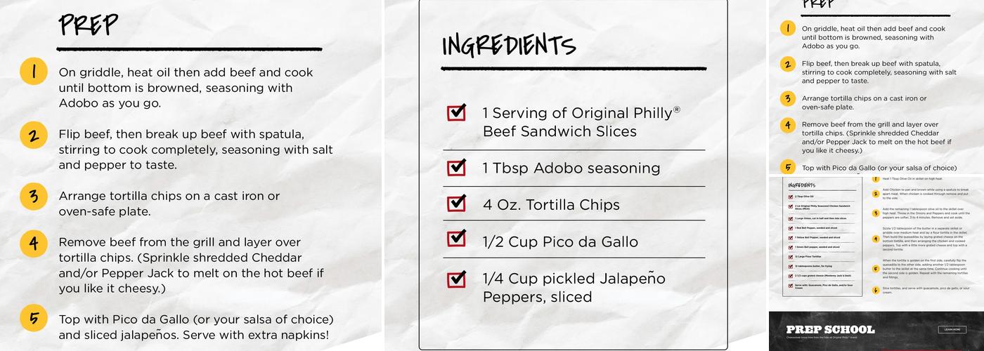 Original Philly Cheesesteak Co. Menu