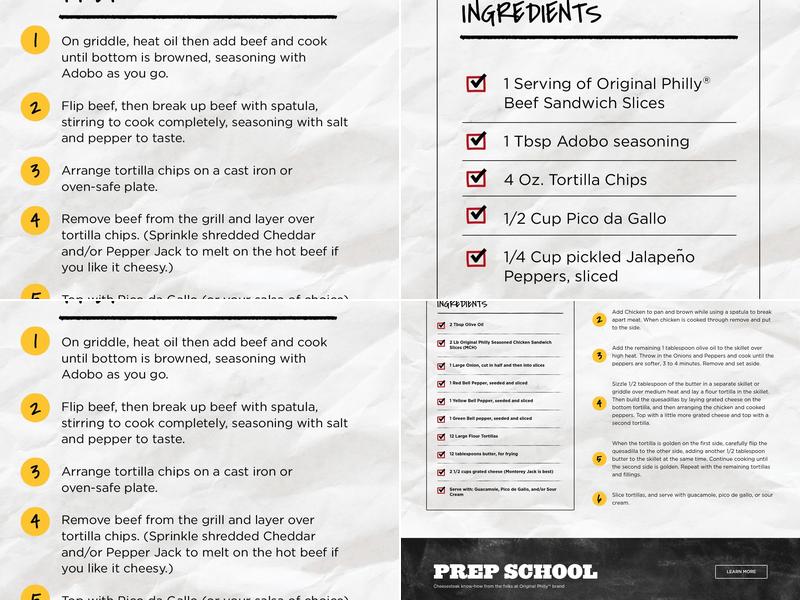 Original Philly Cheesesteak Co. Menu
