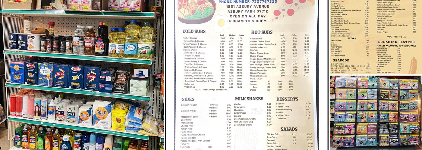 Beach Deli Menu