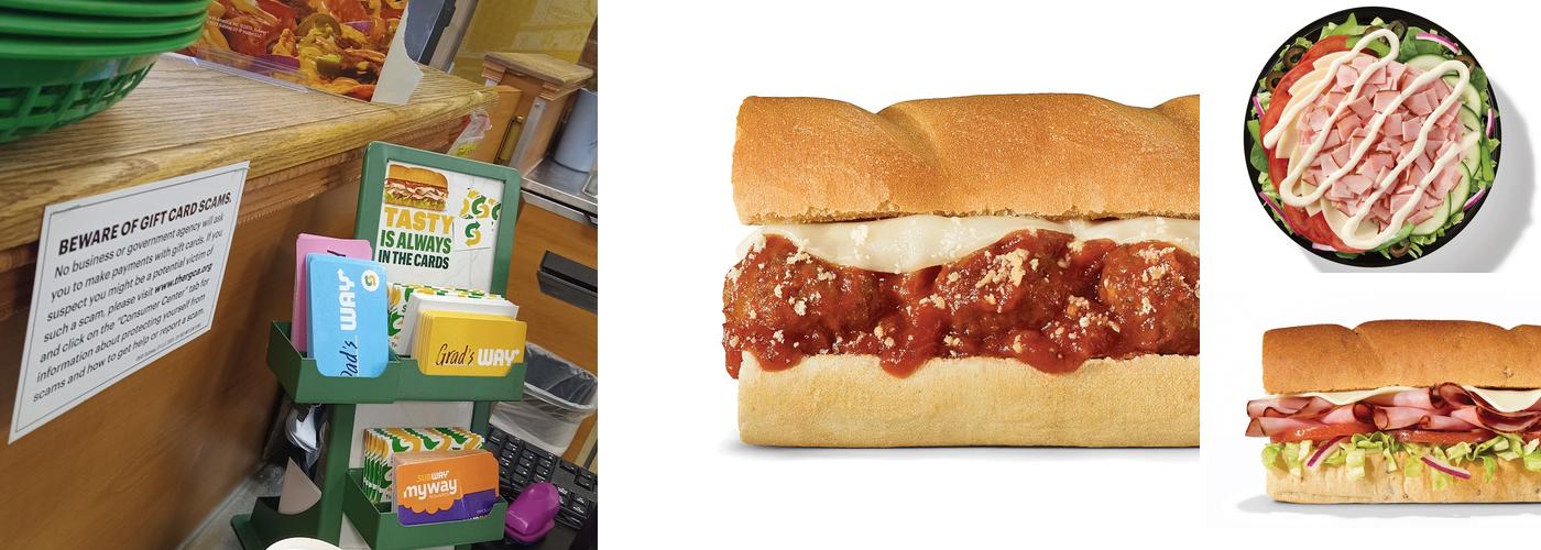 Subway Menu