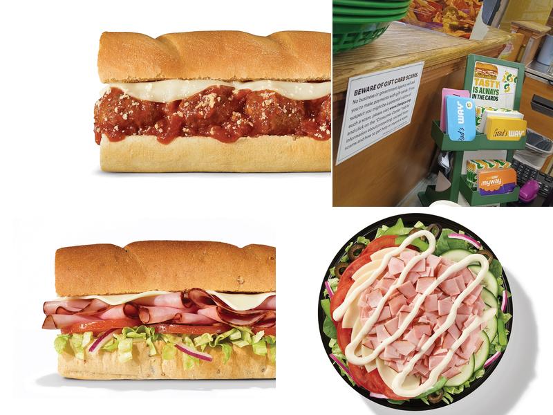Subway Menu