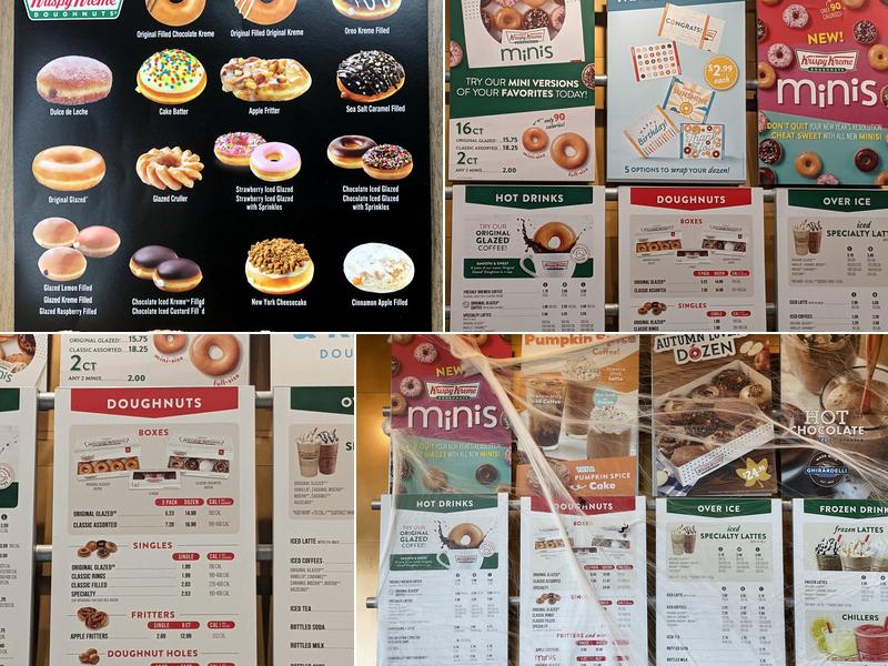 Krispy Kreme Menu