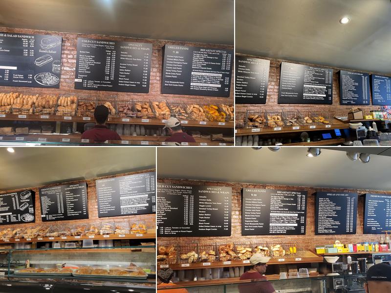 Hudson Bagel Menu
