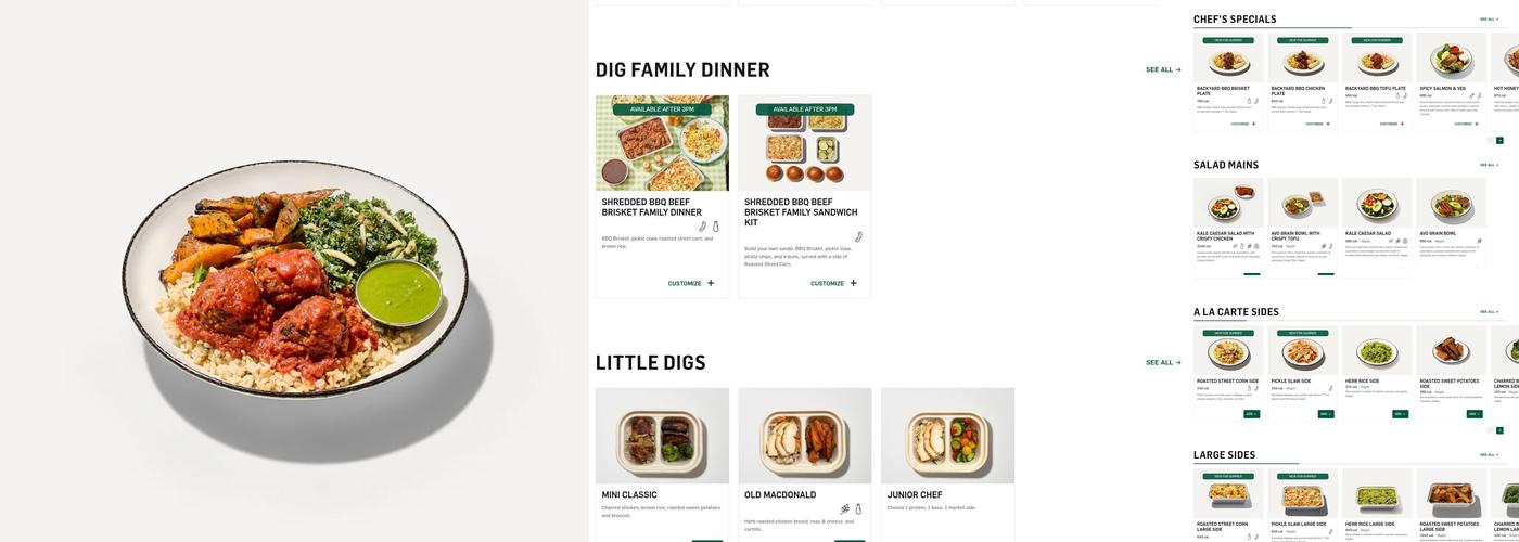 Dig Menu