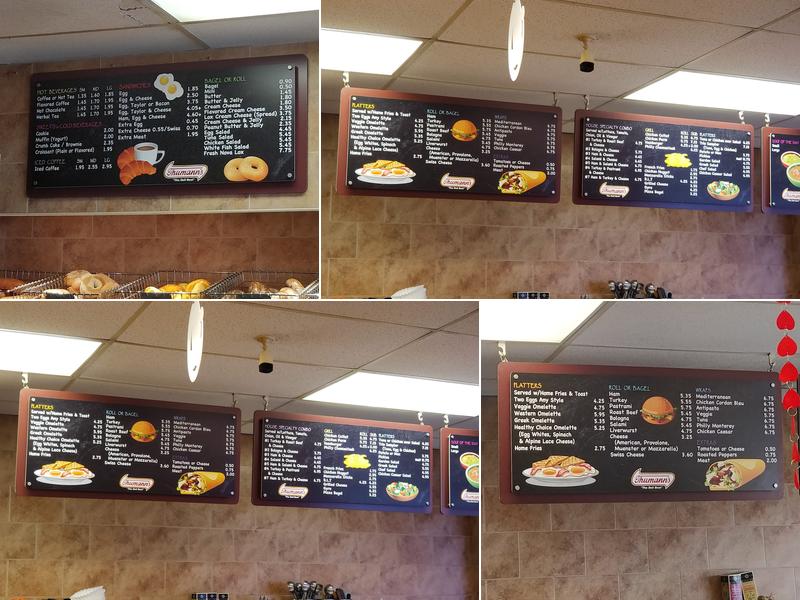 Main Bagels Menu