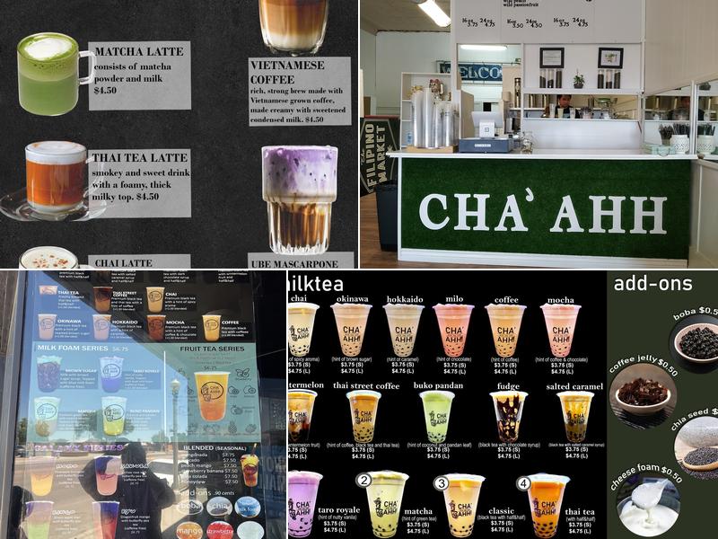CHA'AHH! milk tea cafe Menu