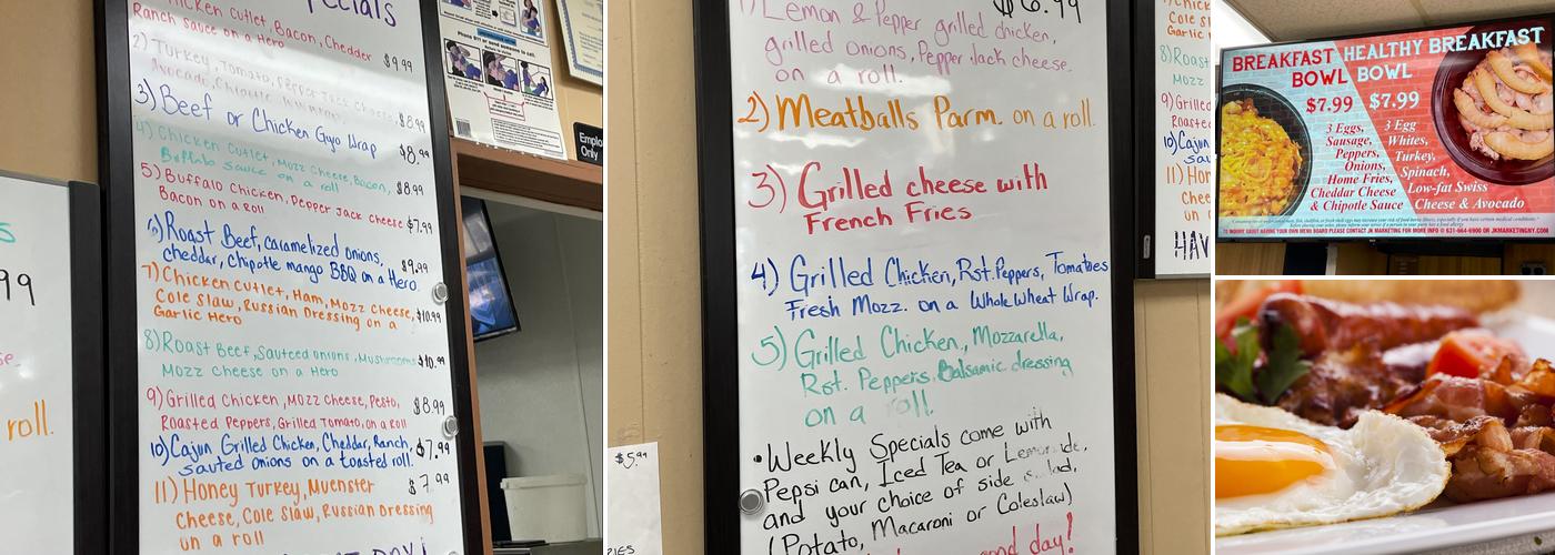 THE STATION DELI Menu